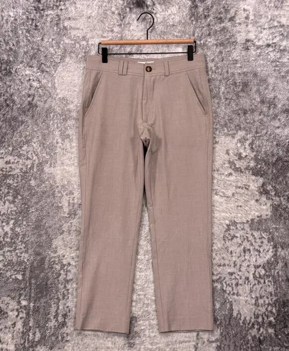 I LOVE UGLY Pants Small Mens Slim Kobe Suiting Tailored Fabric