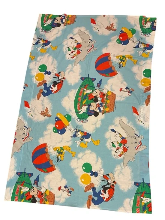 Vintage Disney Classic characters panel valance fabric
