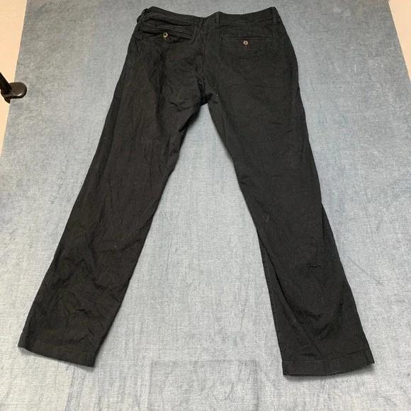 Goodfellow & Co Hennepin Chino Pants Mens 36x34 Black Straight Leg Slash Pockets