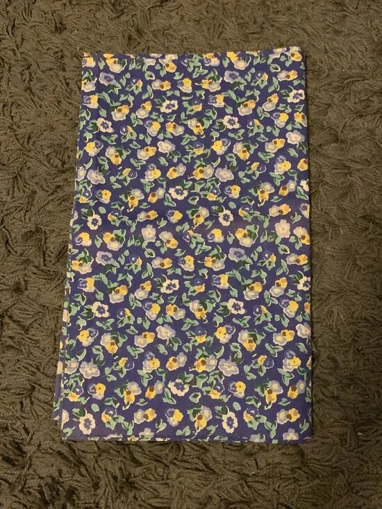 Laura Ashley Polyanthus Primrose Window Treatment Curtain Floral Flowers