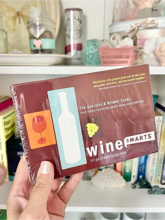 Wine Smarts Q & A Trivia Card Game Educational Deck Brand New Sealed