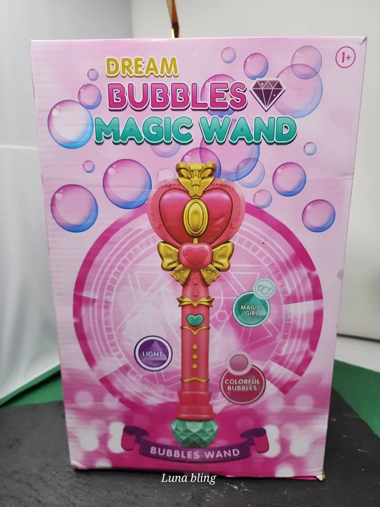 Dream Bubbles Magic Wand - Pink Bubble Wand by