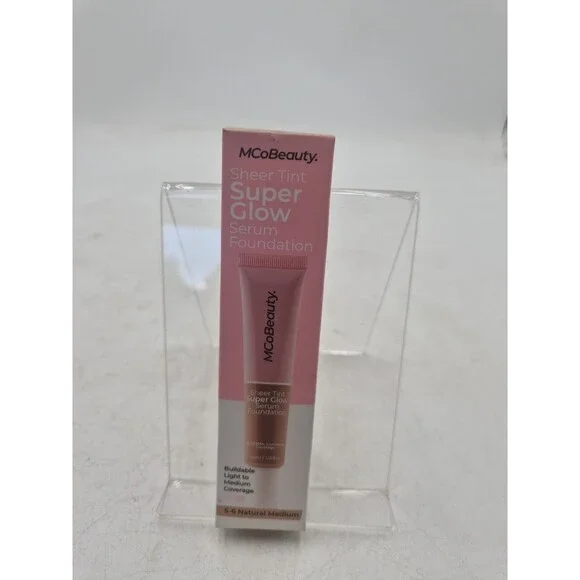 MCoBeauty Super Glow Sheer TINT Serum Foundation 5-6 NATURAL MEDIUM