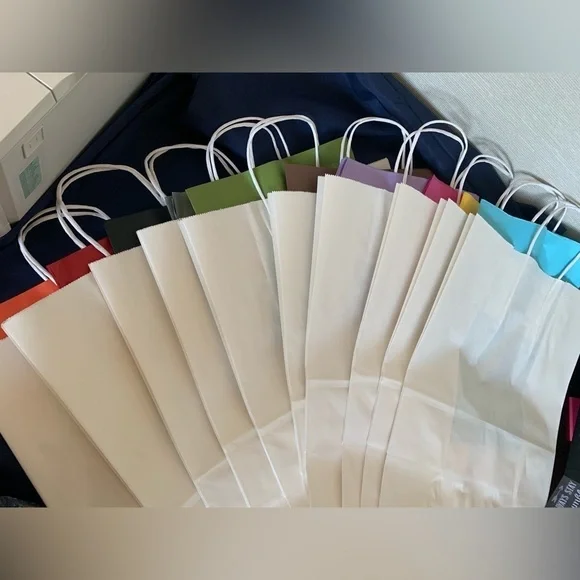 Gift Bag Combo, 10 Lg bags & tissue, 10 cards, gift labels, ribbon