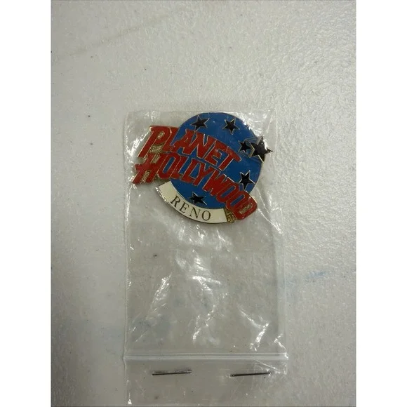 Vintage Planet Hollywood Reno Classic Logo Lapel Hat Pin‎