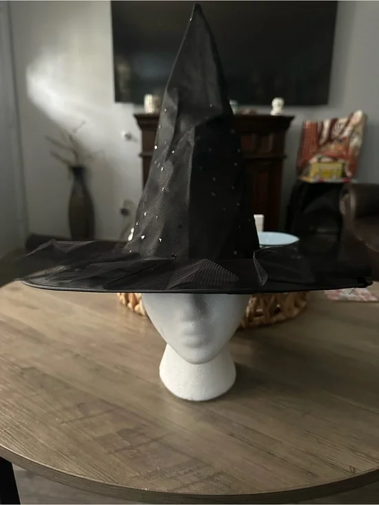 (15) Black Witch Hat for Halloween - Unbranded