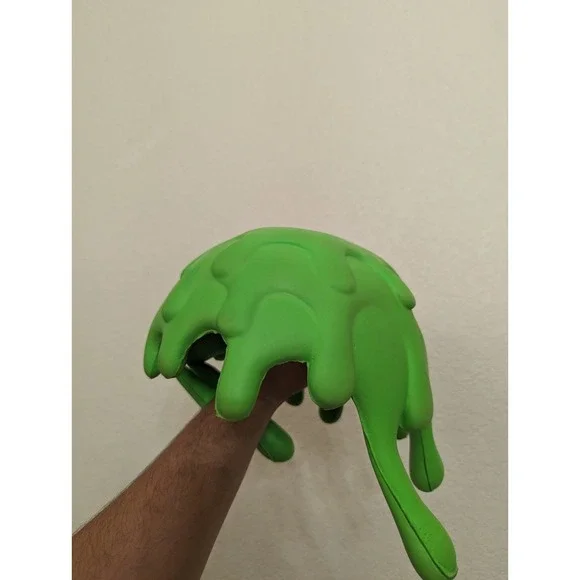 3D Nickelodeon‎ Slime Hat Helmet Slimehead Foam Green 2022 Christmas NFL LA Rams