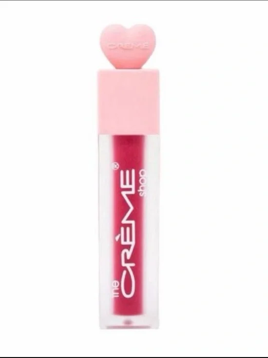 Crème Shop Pink Heart Cap Lip Gloss - Pink