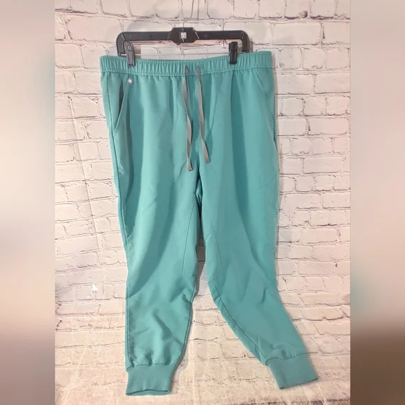 Figs Mens 2XL Teal Tansen Pull On Jogger Scrub Pants Healthcare