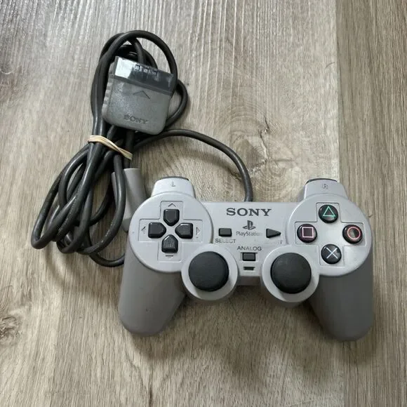 Official Sony PS1 Controller OEM PlayStation 1 DualShock Analog Tested SCPH-1200