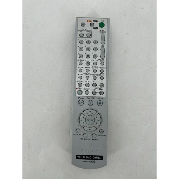Sony RMT-V501E Video DVD Combo Remote Control For RMTV501E SLVD261P SLVD271P‎