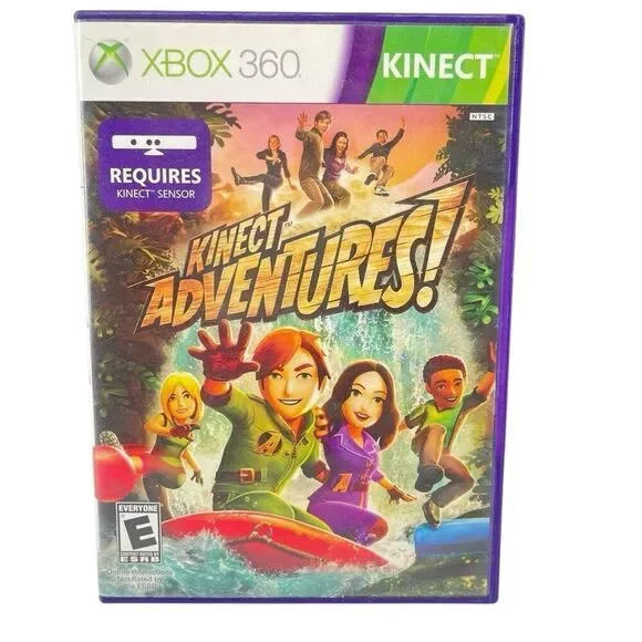 Xbox 360 Kinect Adventures (Requires Kinect Sensor) Y2K Family Fun Game
