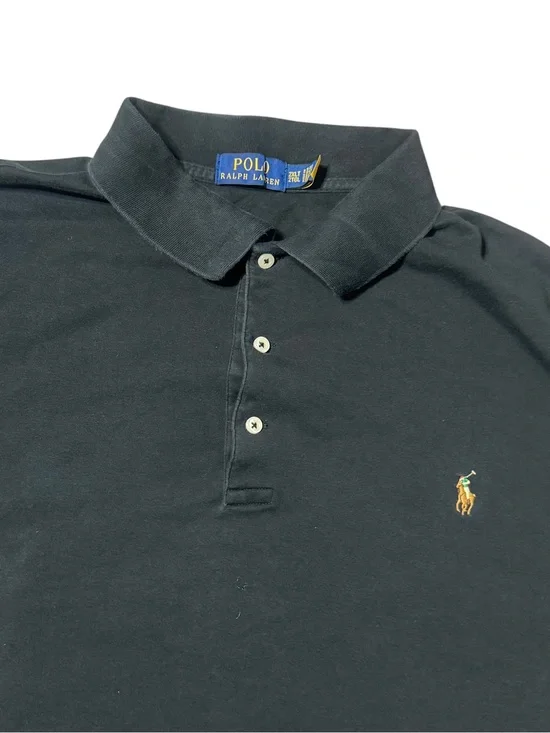Polo Ralph Lauren Soft Cotton Polo Shirt Mens 2XLT Polo Black
