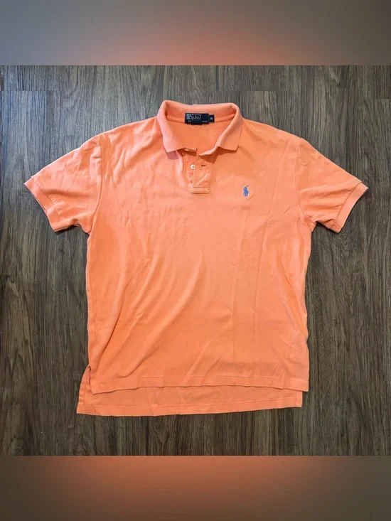Polo Ralph Lauren Classic Fit Tangerine Orange Polo Shirt Men’s M
