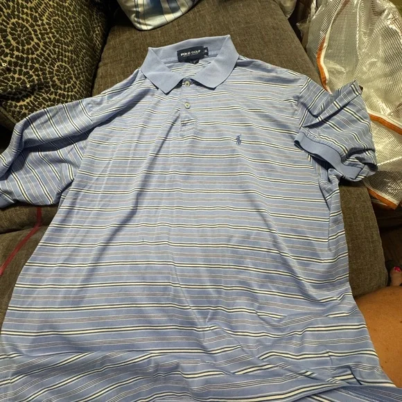 Ralph Lauren Blue‎ Polo Shirt Classic Design golf