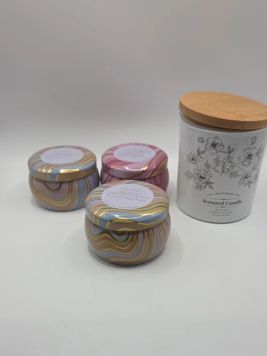 Scented Tin Candle - Multicolor And Soy Candle