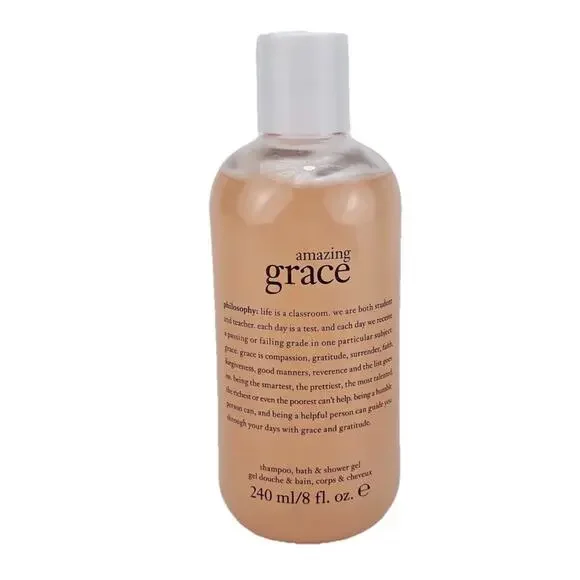 Philosophy Amazing Grace Shampoo Bath Shower Gel Clean Cleanse 8 oz