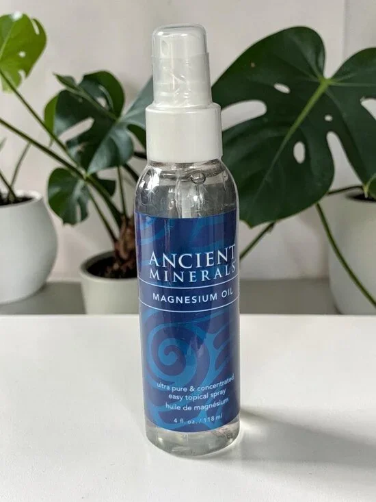 Ancient Minerals Topical Magnesium Oil Spray 4 Fl Oz Fast Absorbing NEW