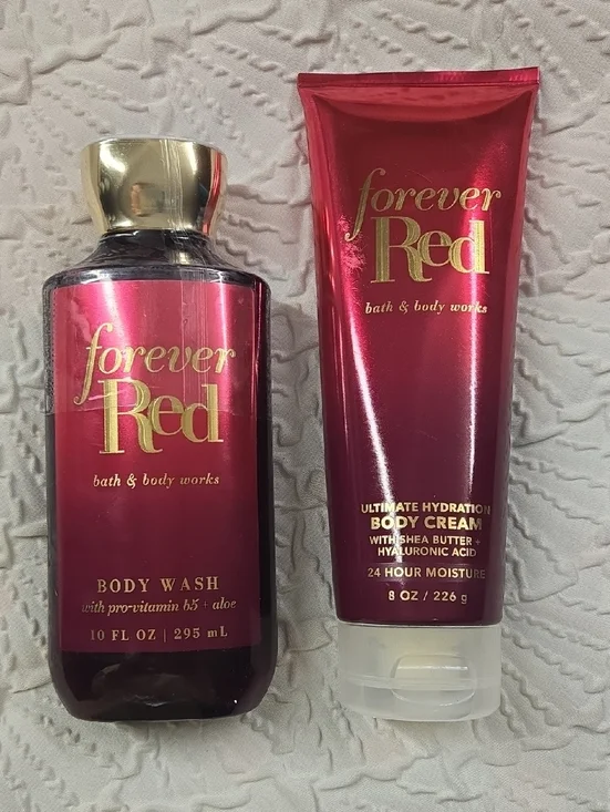 Bath & Body Works Forever Red Body Wash & Body Cream