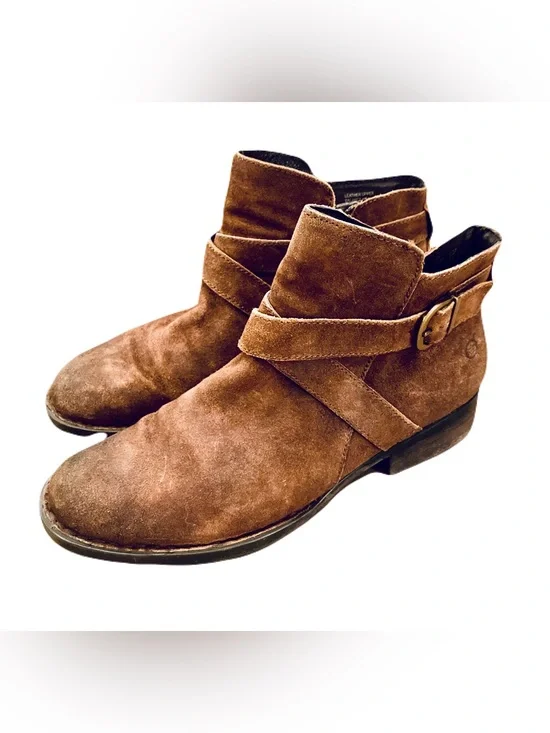 Born Trinculo Suede Ankle Boots