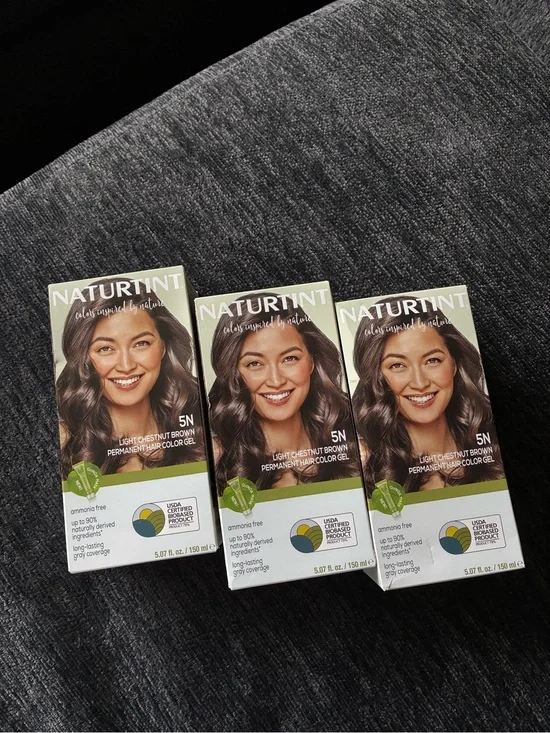 5N Light Chestnut Brown Permanent Hair Color Gel - Natural-Looking Chestnut