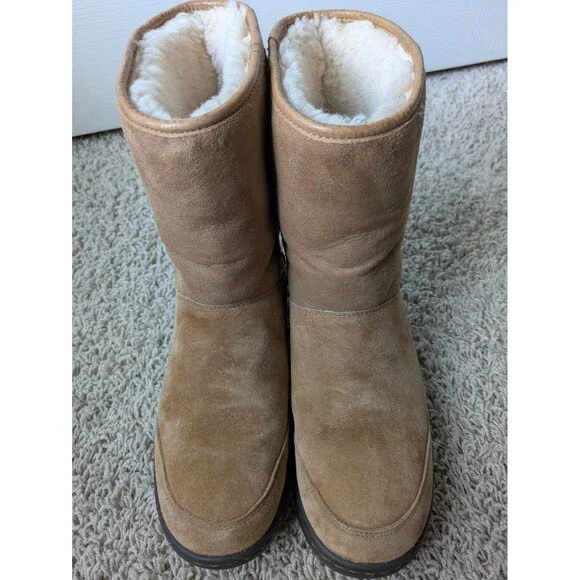 UGG MICHAELA WATERPROOF WOMEN MID-CALF SUEDE CHESTNUT US 7/UK5.5/ EU38