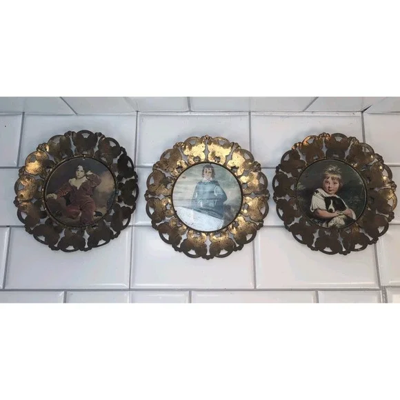3 Vintage Brass Butterfly 6