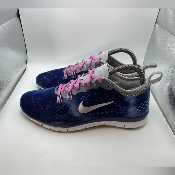 Nike Free TR Fit 4 womens blue sneakers size 7.5