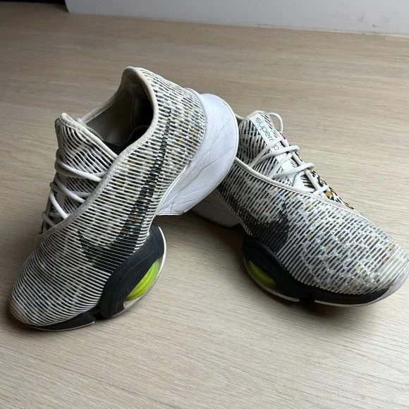 Nike Air Zoom SuperRep 2 Womens 8.5 Leopard Print White Training Shoes CU5925-17