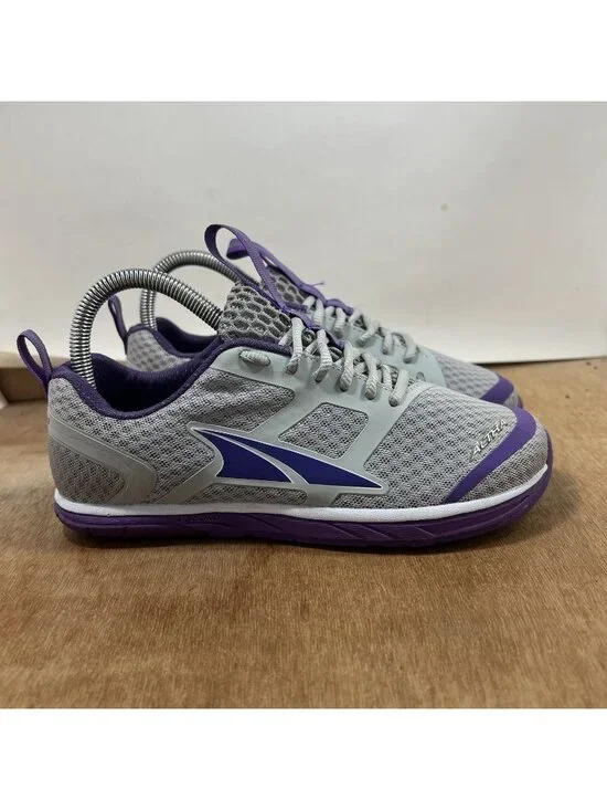 Altra Provision Zero Drop Running Women's Shoes Size 6.5 Grey Purple
