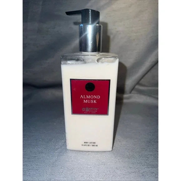 Bath & Body Works C.O. Bigelow Almond Musk Body Lotion 11.6 oz Retired