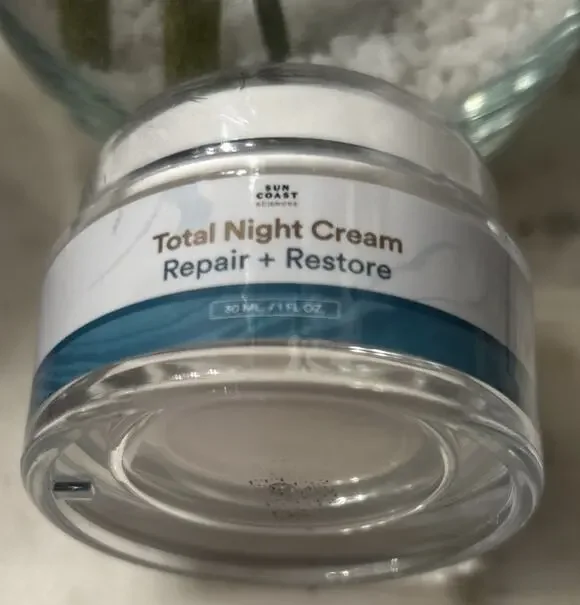NEW SunCoast Total Night Cream Repair + Restore AntiAge Exp 12/26