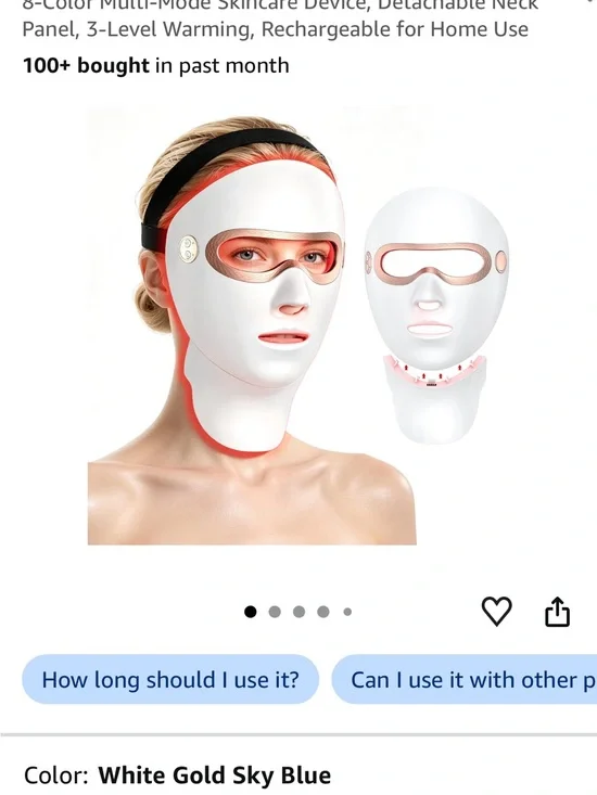 Lovsheme LED Light Therapy Mask- Sealed Brand New