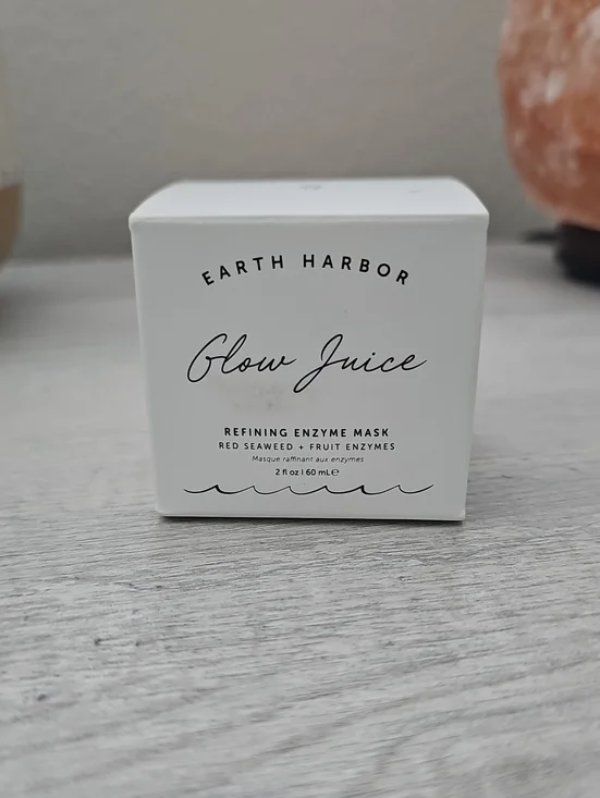 Earth Harbor Glow Juice Refining Enzyme Gel Mask AHA BHA 2 oz NIB