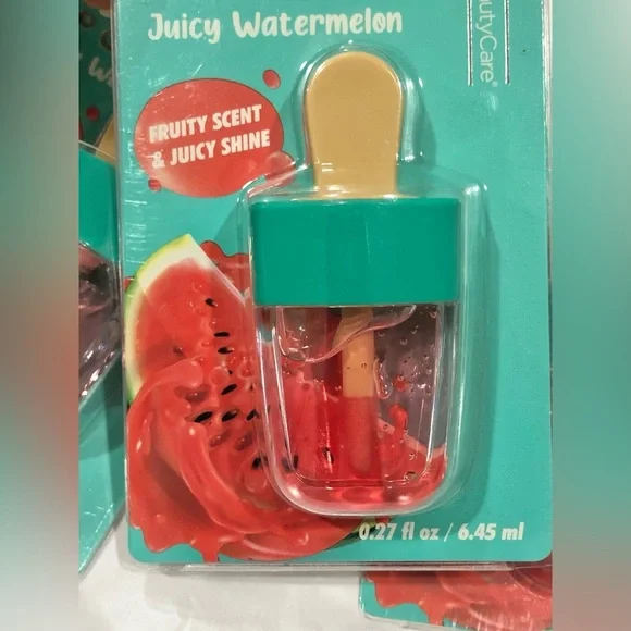 Watermelon flavored fruity scent juicy shine hydrating lip‎ oil new