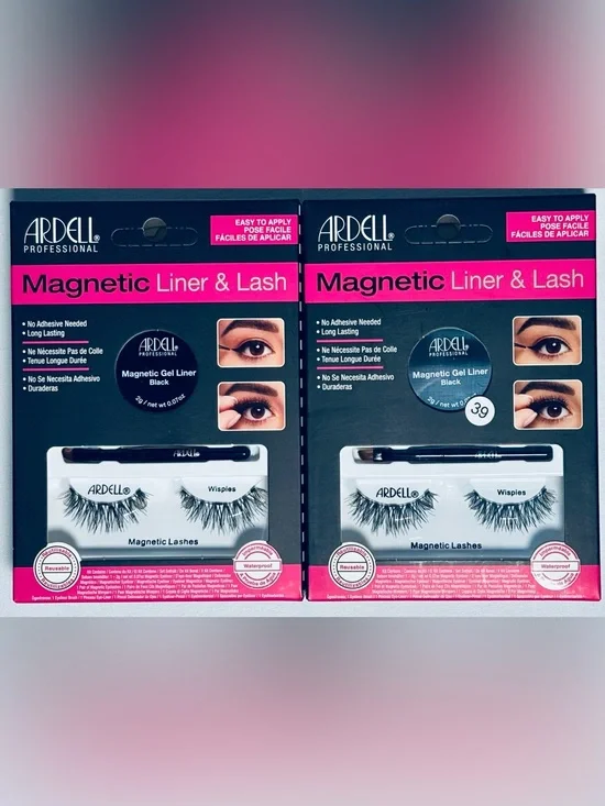 Ardell Magnetic Liner & Lash Kit Wispies Brand New In Box Lot of 2