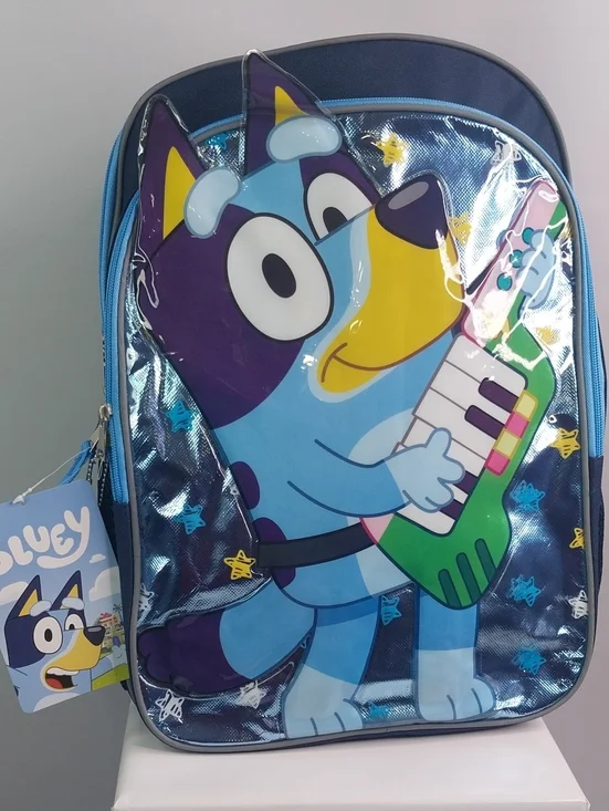 Blueykids Backpack - Bluey Cartoon Character  Bag