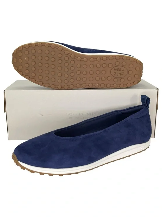 Naturalizer Carla Blue Suede Leather Womens Loafers Size 9M