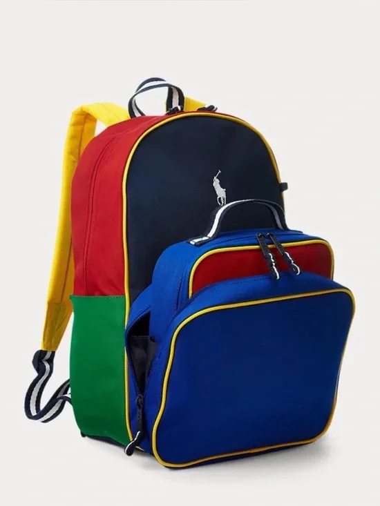 Polo Ralph Lauren Colour-Blocked Backpack & Lunch Tote Set