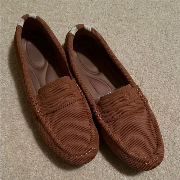 knit driving mocs