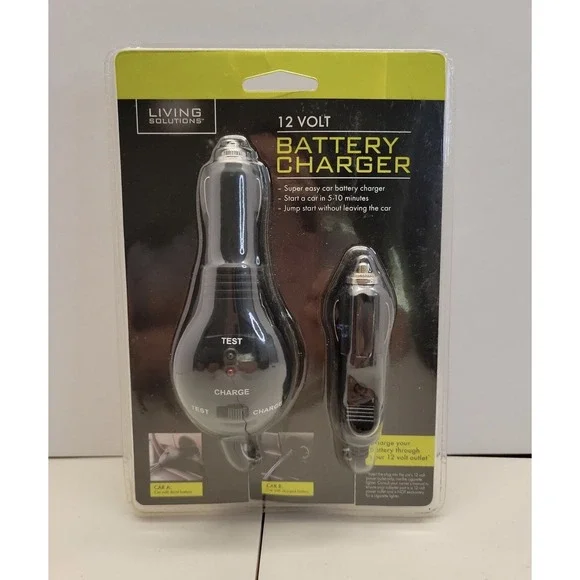 12 Volt Car Battery Charger Plug-in Easy Set Up‎ Starts Car In 5-10 Minutes NEW
