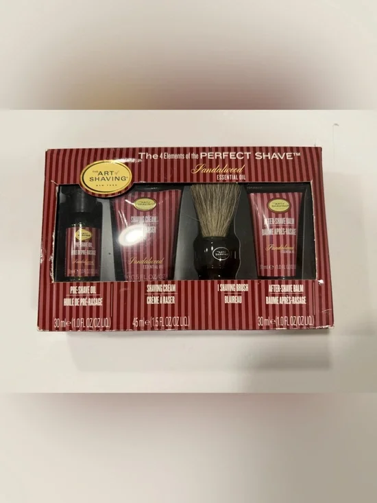 Men’s Shaving Set — Red