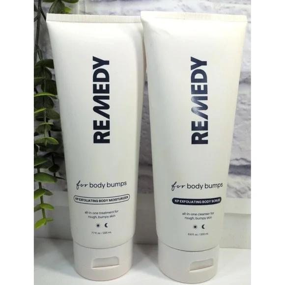 NEW LOT 2😍Remedy KP Exfoliating Body Moisturizer & Scrub for Body Bumps 6.8oz