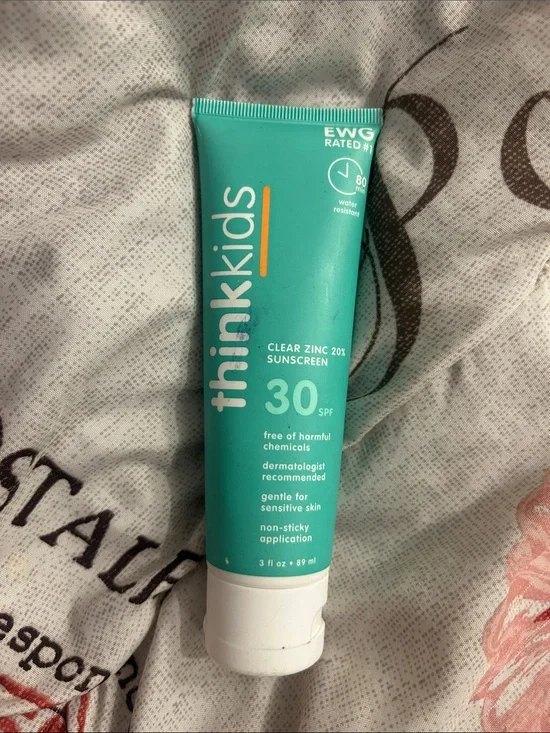 Thinksports SPF 30 Clear Zinc Sunscreen - Teal