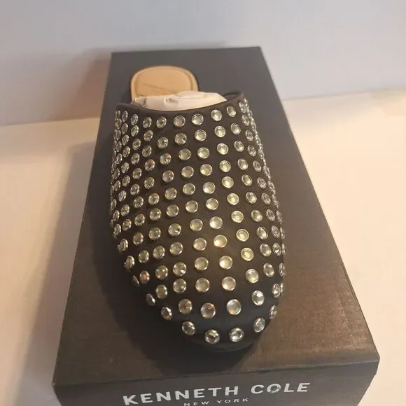 New Kenneth Cole New York Studded Rhinestone Black Women's Shoes.  Size  7