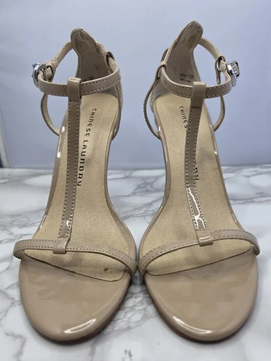 Chinese Laundry Leo patent nude Heels