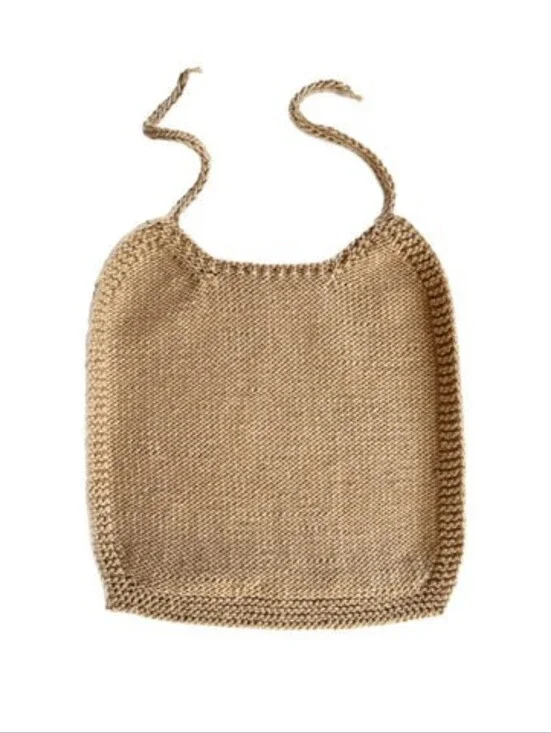 Fair + Simple Organic Cotton Baby Bib - Peruvian Heirloom Tanguis Fiber