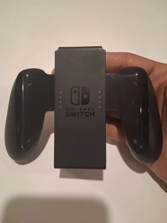 Official Nintendo Switch Joy-Con Comfort Grip Black OEM Controller Holder...