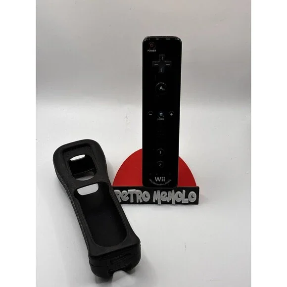 Official OEM Nintendo Wii & Wii U Motion Plus Remote Controller - Black RVL-036
