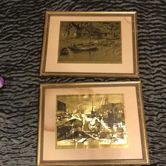 Lions Barrymore gold foil prints